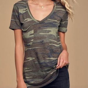 Z Supply Camo V-Neck